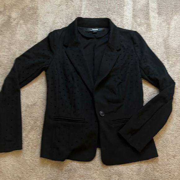 Kensie Polka Dot Blazer Jacket NWT - Picture 2 of 4